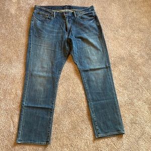Men’s lucky brand 410 athletic fit jeans, size 36 x30